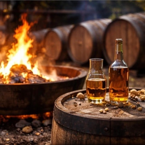 Grumsiner Brennerei Online Shop Vom Feld zum Fass Feuer und Fass